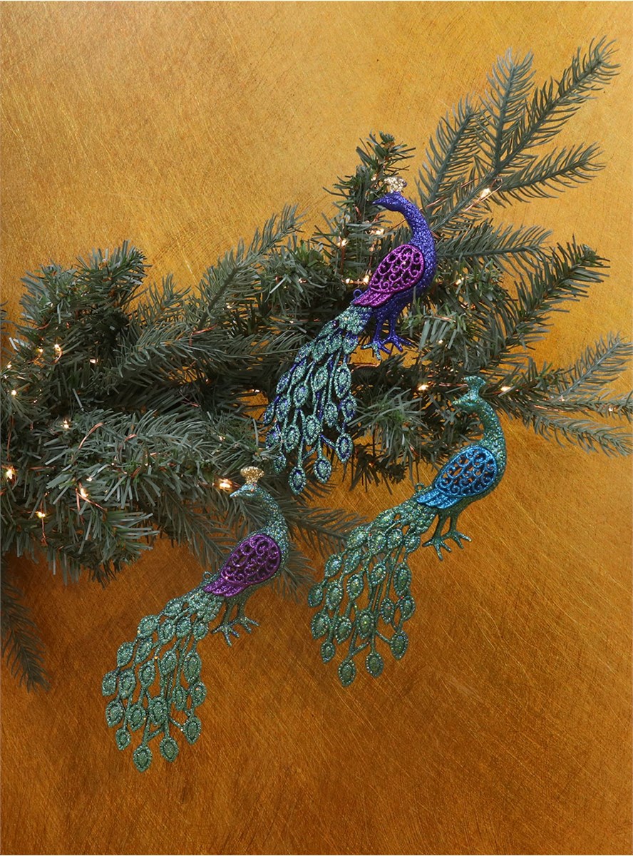 Peacock Christmas Tree Decoration, Peacock Hanging Decoration